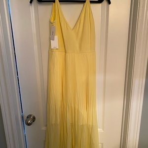 Aritzia Daphnee yellow dress